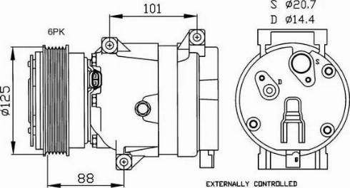 NRF 32231G - Compressore, Climatizzatore autozon.pro