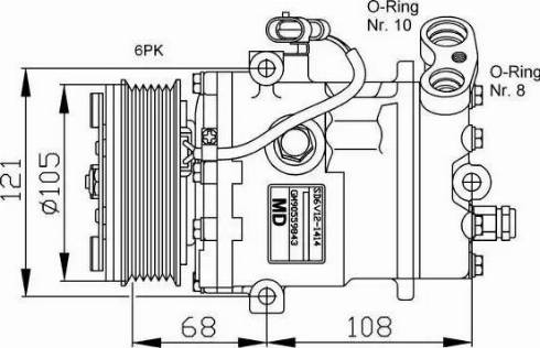 NRF 32232G - Compressore, Climatizzatore autozon.pro