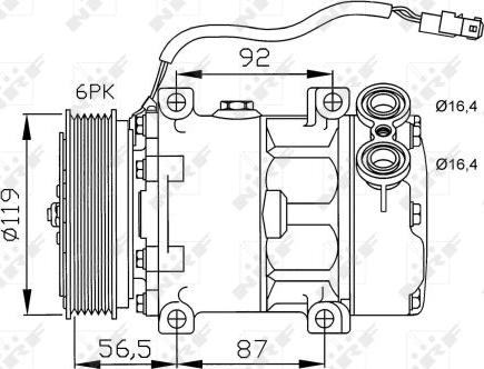 NRF 32278 - Compressore, Climatizzatore autozon.pro