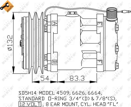 NRF 32798 - Compressore, Climatizzatore autozon.pro