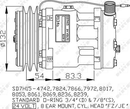 NRF 32769G - Compressore, Climatizzatore autozon.pro