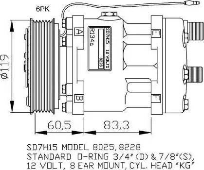 NRF 32768G - Compressore, Climatizzatore autozon.pro