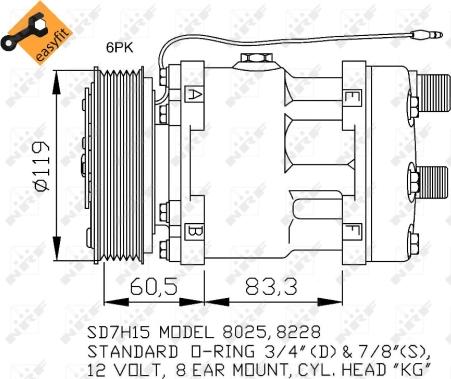 NRF 32768 - Compressore, Climatizzatore autozon.pro