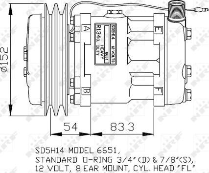 NRF 32763G - Compressore, Climatizzatore autozon.pro