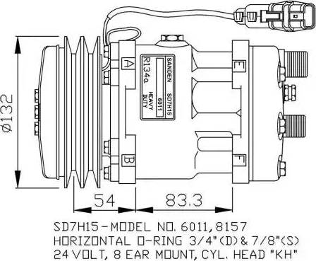 NRF 32708G - Compressore, Climatizzatore autozon.pro