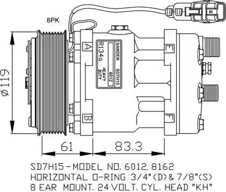 NRF 32707G - Compressore, Climatizzatore autozon.pro