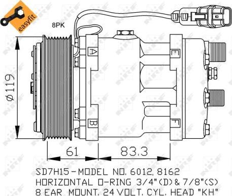 NRF 32707 - Compressore, Climatizzatore autozon.pro