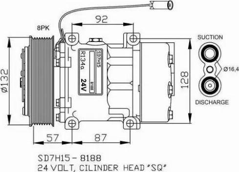 NRF 32733G - Compressore, Climatizzatore autozon.pro