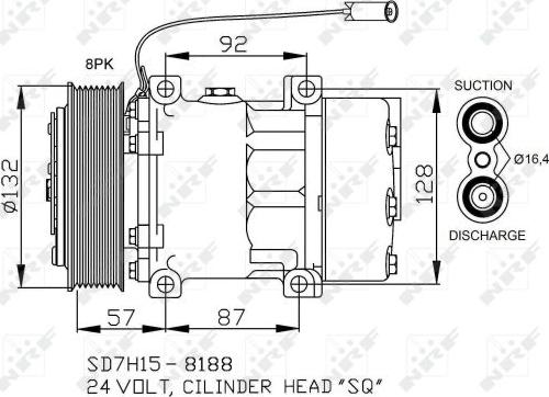 NRF 32733 - Compressore, Climatizzatore autozon.pro