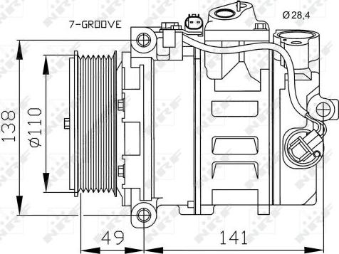 NRF 32729 - Compressore, Climatizzatore autozon.pro