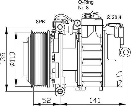 NRF 32778G - Compressore, Climatizzatore autozon.pro