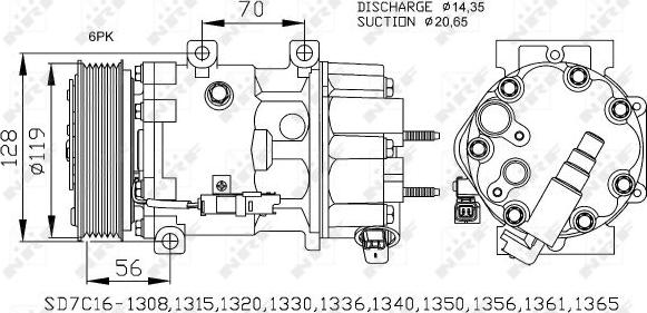 NRF 32772 - Compressore, Climatizzatore autozon.pro