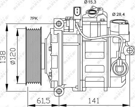 NRF 32777 - Compressore, Climatizzatore autozon.pro