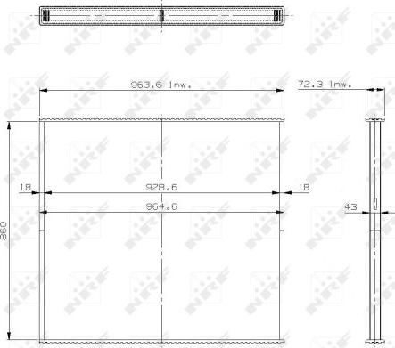 NRF 29587 - Retino radiatore, Raffreddamento motore autozon.pro