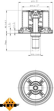 NRF 725099 - Termostato, Refrigerante autozon.pro