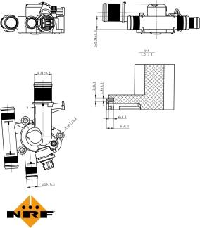 NRF 725011 - Termostato, Refrigerante autozon.pro