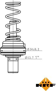 NRF 725085 - Termostato, Refrigerante autozon.pro