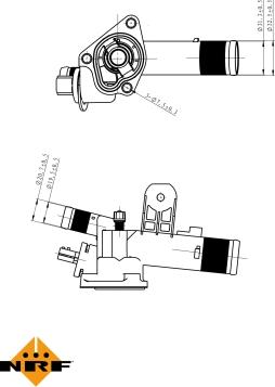 NRF 725082 - Termostato, Refrigerante autozon.pro