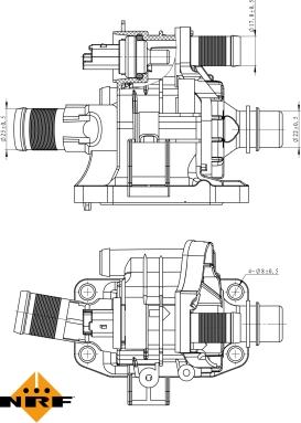 NRF 725039 - Termostato, Refrigerante autozon.pro