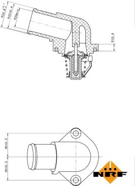 NRF 725037 - Termostato, Refrigerante autozon.pro