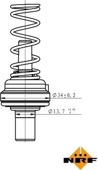 NRF 725195 - Termostato, Refrigerante autozon.pro