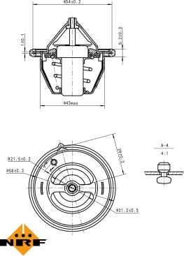 NRF 725196 - Termostato, Refrigerante autozon.pro