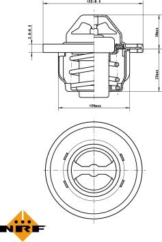 NRF 725150 - Termostato, Refrigerante autozon.pro