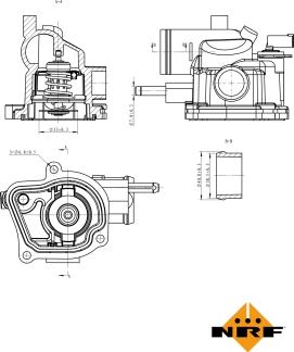 NRF 725153 - Termostato, Refrigerante autozon.pro