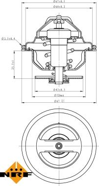 NRF 725101 - Termostato, Refrigerante autozon.pro