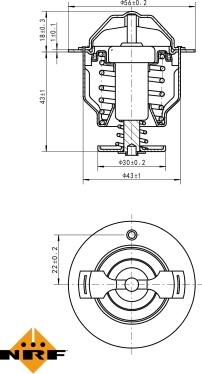 NRF 725119 - Termostato, Refrigerante autozon.pro