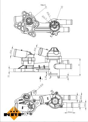 NRF 725179 - Termostato, Refrigerante autozon.pro