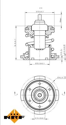 NRF 725225 - Termostato, Refrigerante autozon.pro