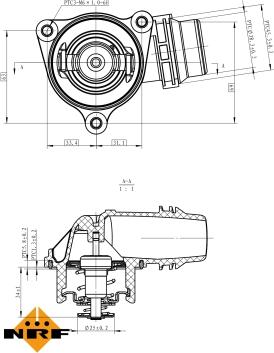 NRF 725222 - Termostato, Refrigerante autozon.pro