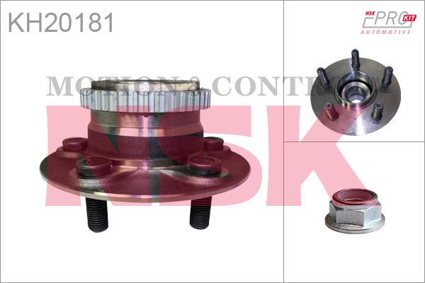 NSK KH20181 - Kit cuscinetto ruota autozon.pro