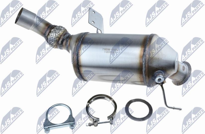 NTY DPF-BM-005 - Filtro antiparticolato / particellare, Impianto gas scarico autozon.pro