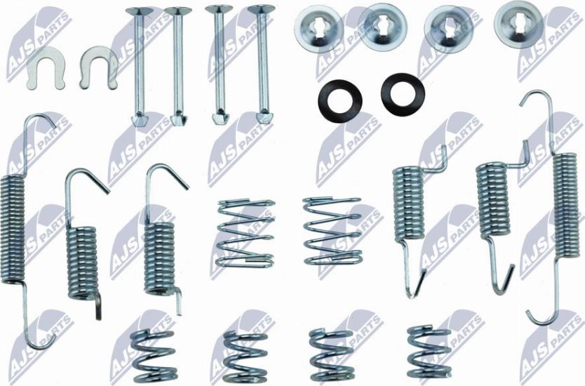 NTY HSR-MS-003 - Kit accessori, Ganasce freno stazionamento autozon.pro