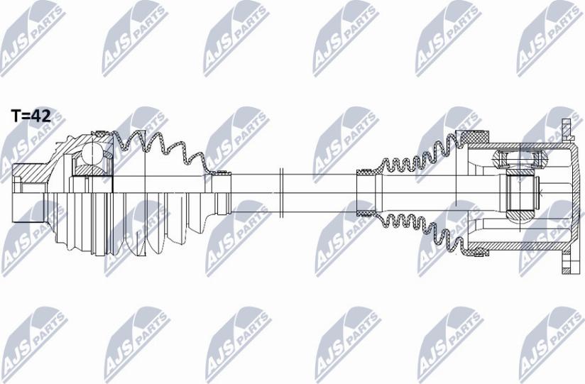 NTY NPW-AU-008 - Albero motore / Semiasse autozon.pro