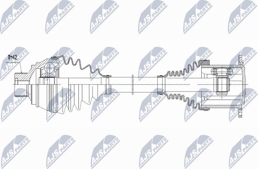 NTY NPW-AU-013 - Albero motore / Semiasse autozon.pro