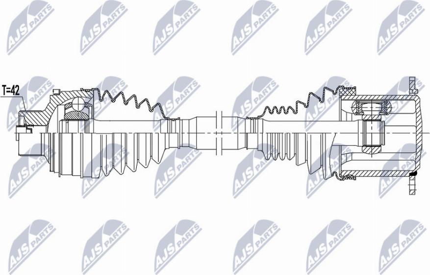 NTY NPW-AU-037 - Albero motore / Semiasse autozon.pro