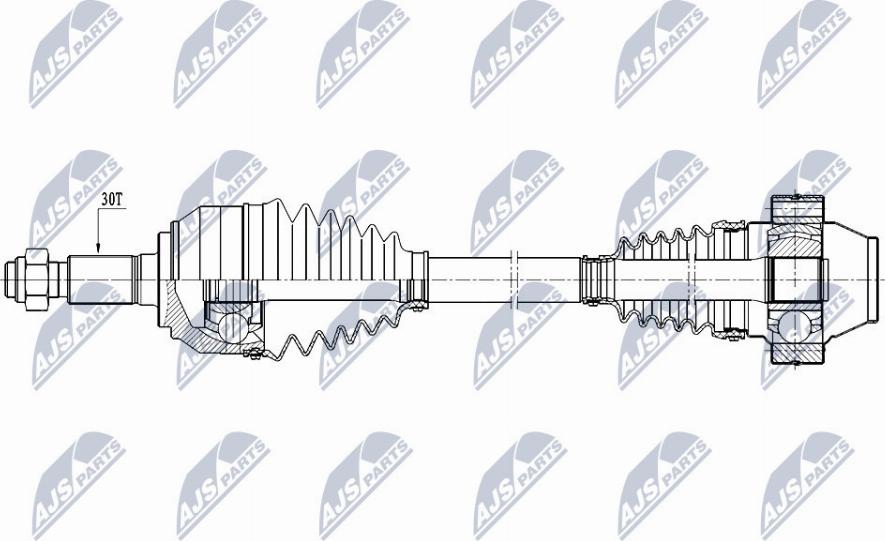 NTY NPW-AU-025 - Albero motore / Semiasse autozon.pro