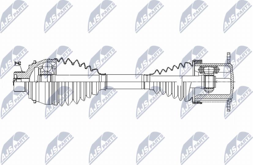 NTY NPW-AU-075 - Albero motore / Semiasse autozon.pro