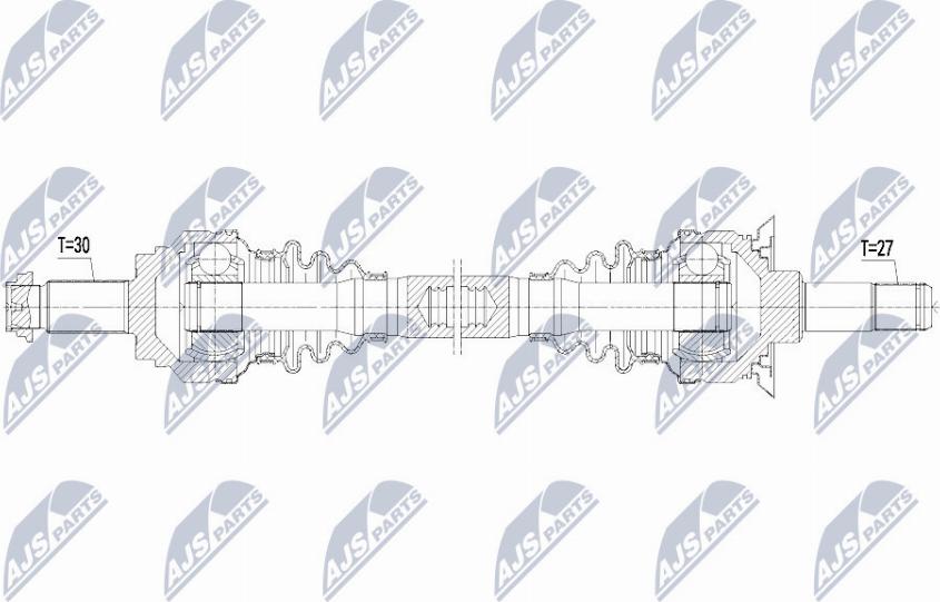 NTY NPW-BM-099 - Albero motore / Semiasse autozon.pro