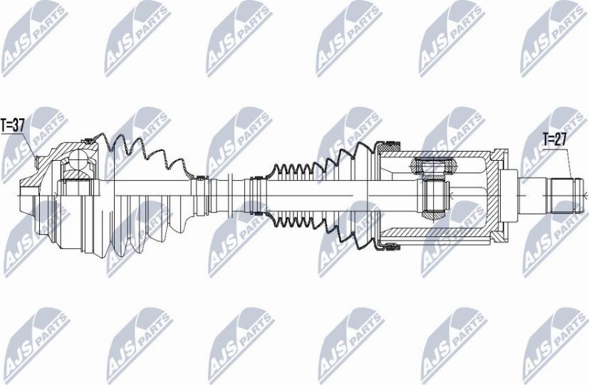 NTY NPW-BM-045 - Albero motore / Semiasse autozon.pro