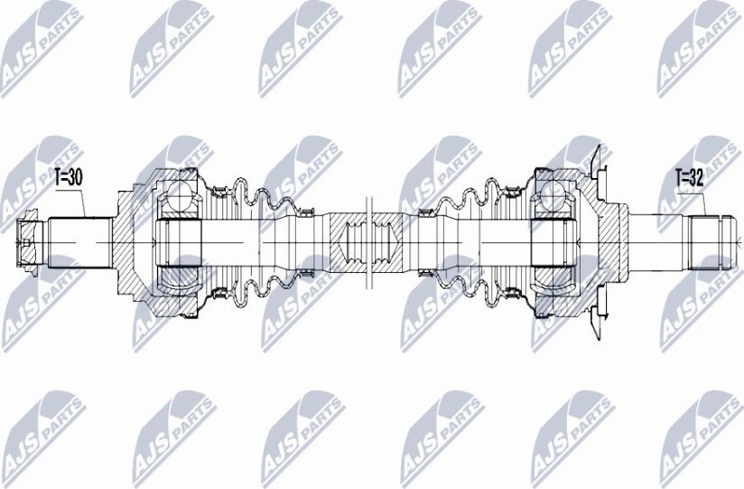 NTY NPW-BM-041 - Albero motore / Semiasse autozon.pro