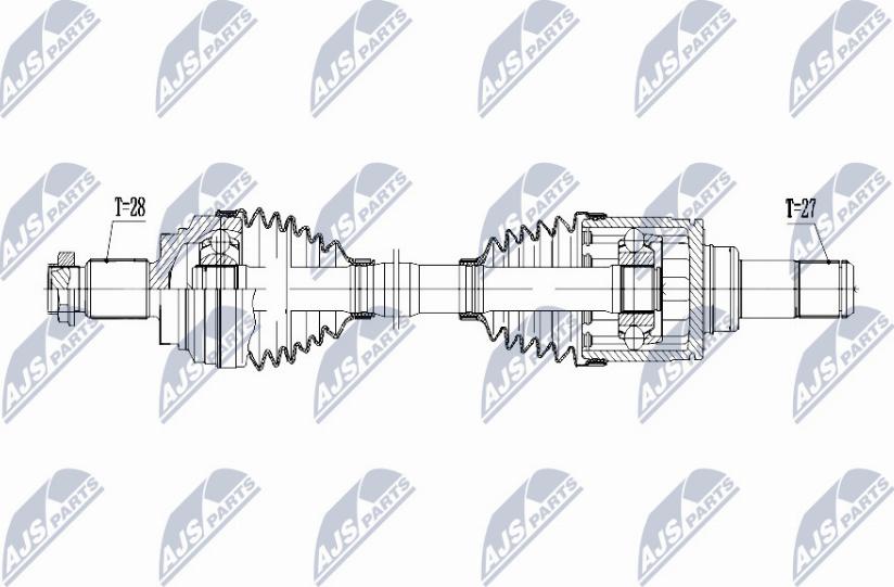 NTY NPW-BM-054 - Albero motore / Semiasse autozon.pro