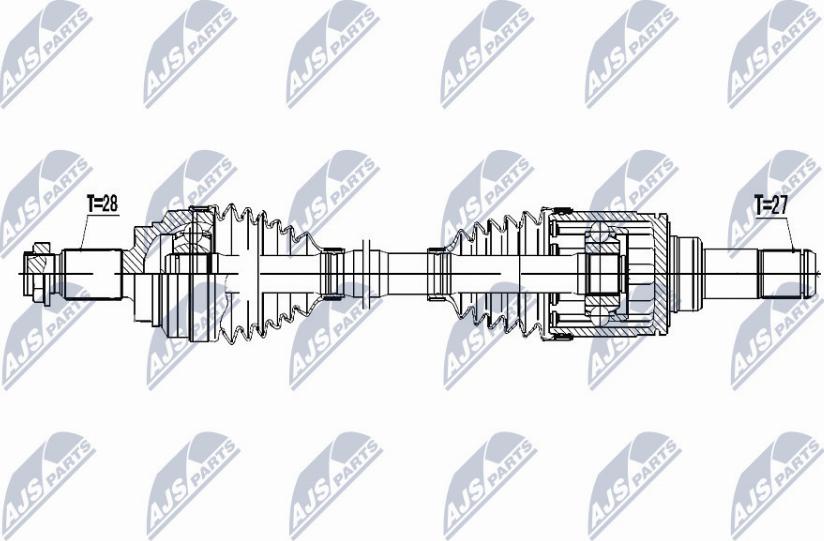 NTY NPW-BM-053 - Albero motore / Semiasse autozon.pro