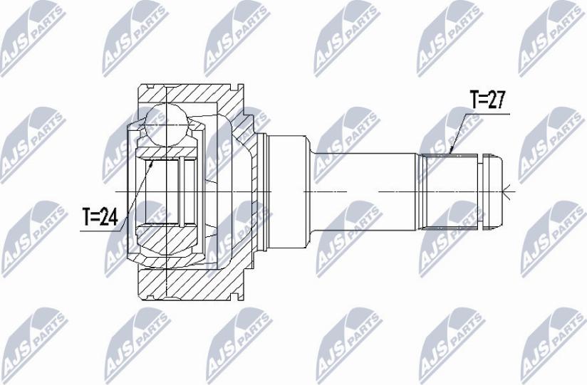 NTY NPW-BM-057 - Kit giunti, Semiasse autozon.pro