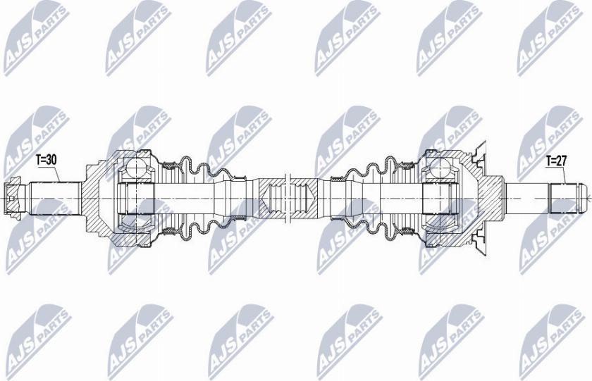 NTY NPW-BM-085 - Albero motore / Semiasse autozon.pro