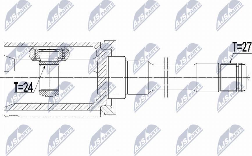 NTY NPW-BM-080 - Kit giunti, Semiasse autozon.pro