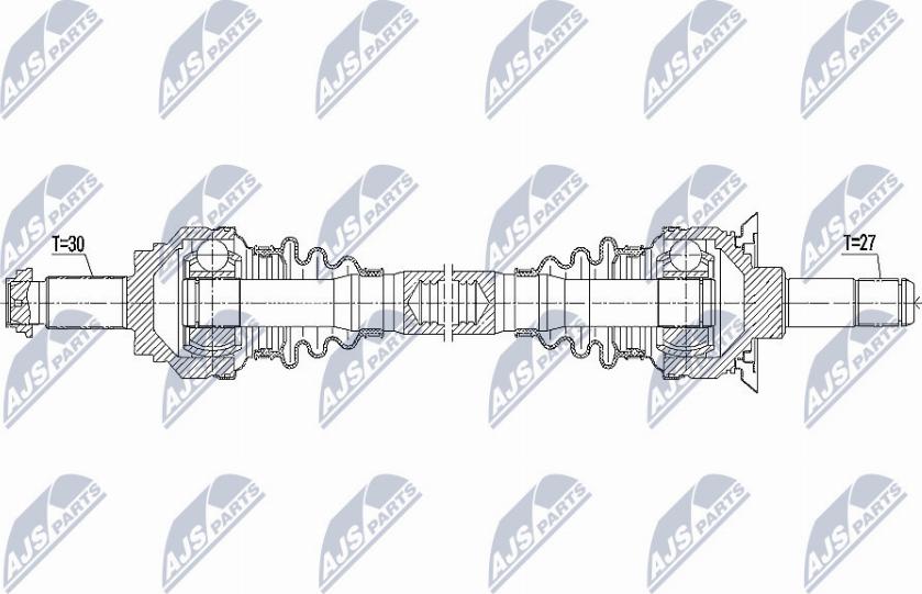 NTY NPW-BM-087 - Albero motore / Semiasse autozon.pro